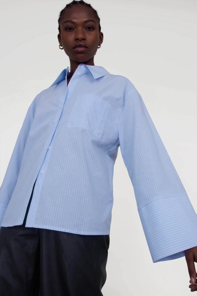 Aligne sustainable button down shirt