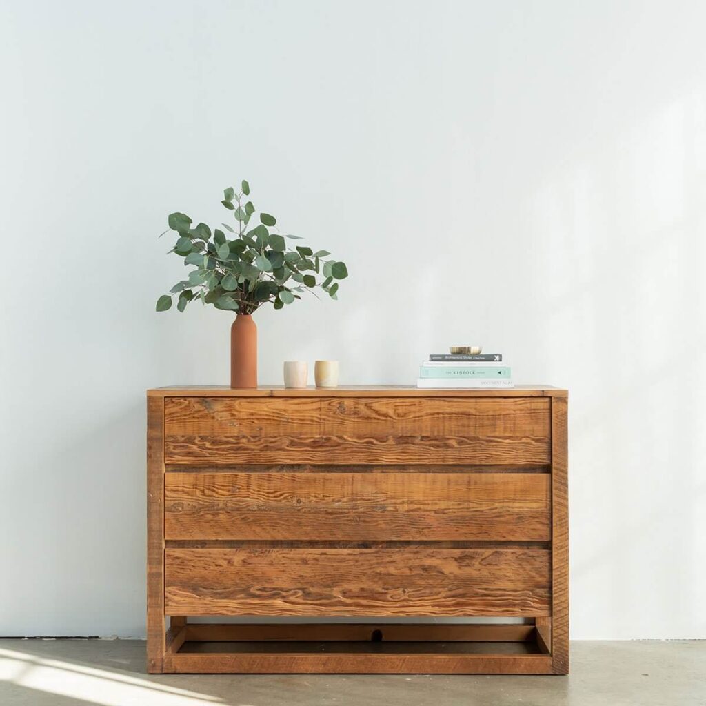 Avocado sustainable furniture wooden drawers