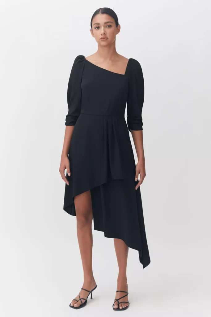 Cuyana San Francisco sustainable black dress