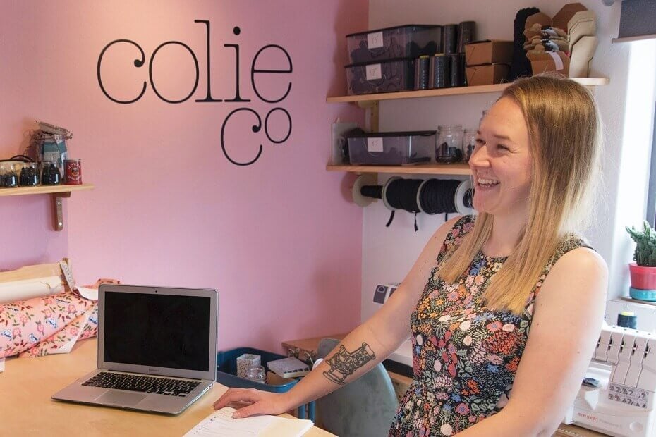 Nicole founder of Sustainable lingerie brand ColieCo
