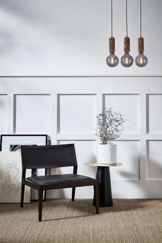 Nove cork pendant lights