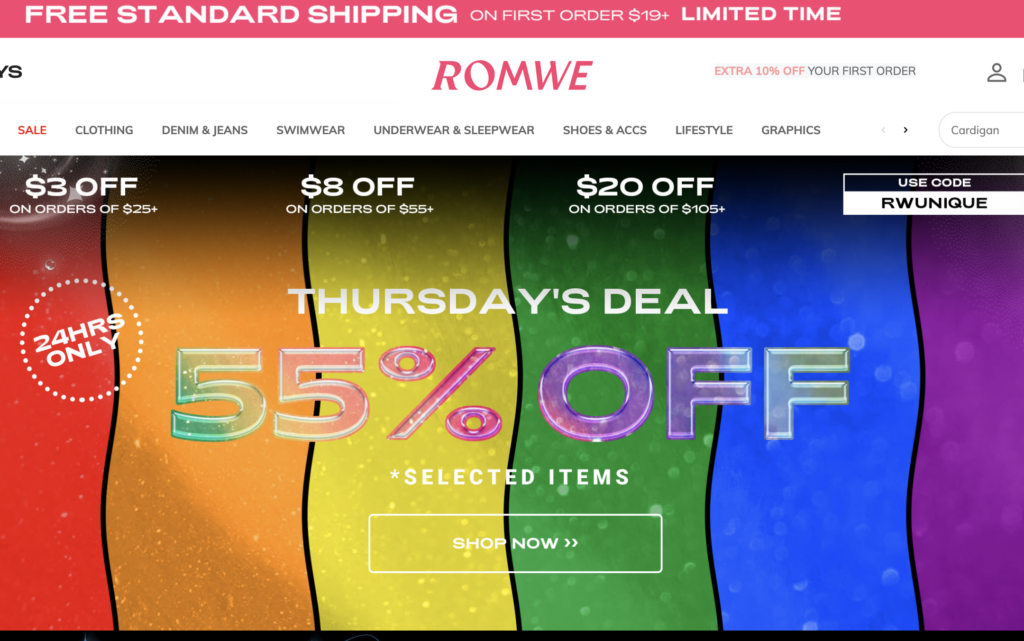 Is Romwe fast fashion