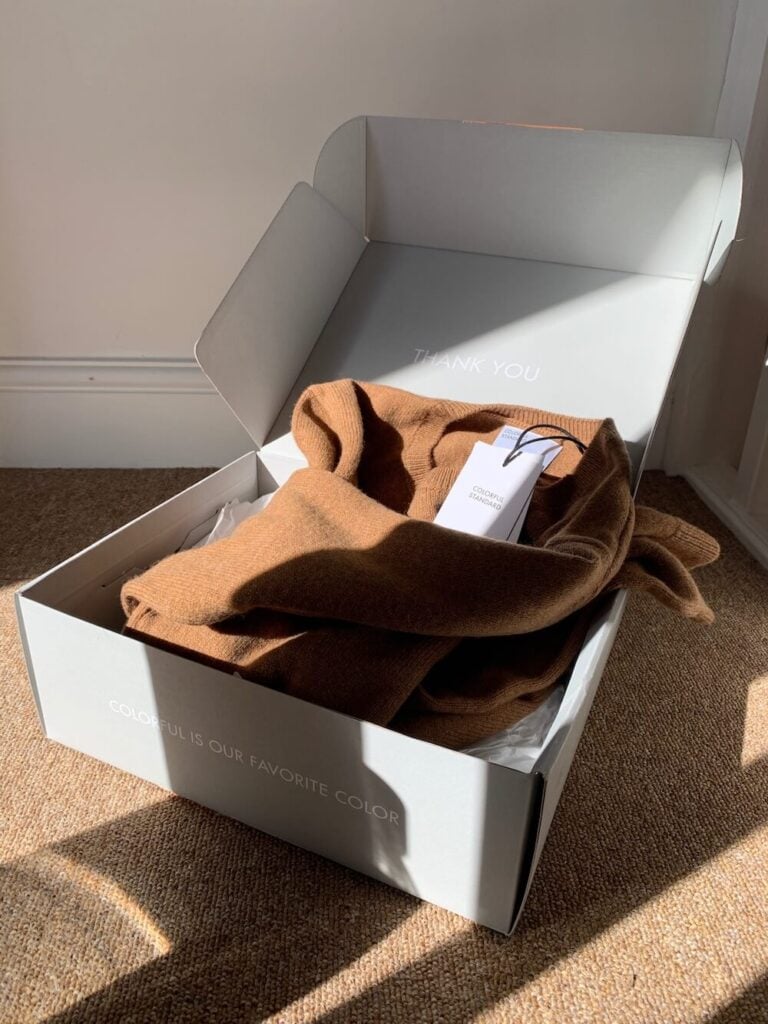 Colourful standard crewneck sweater