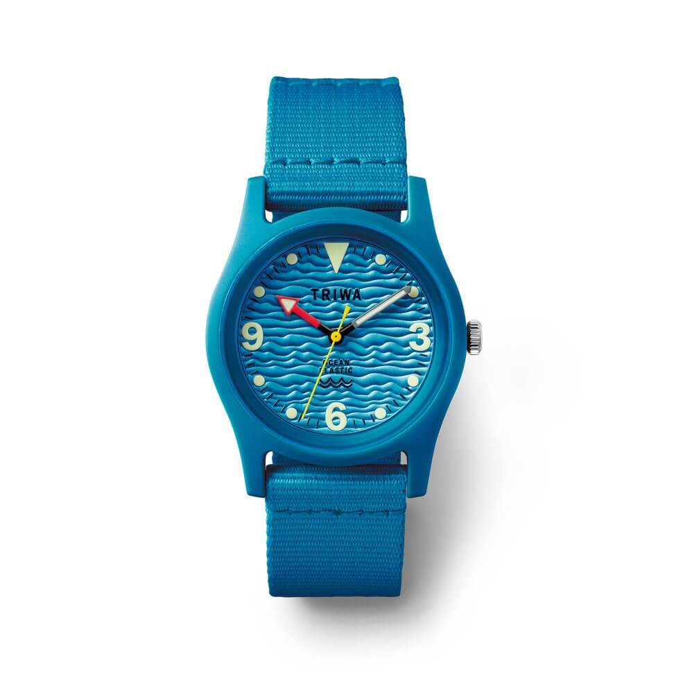 TRIWA blue ocean plastic watch