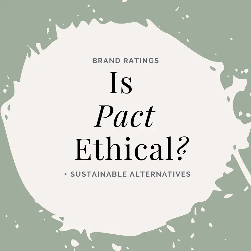 Is Pact Ethical? Brand Analysis + Pact Alternatives