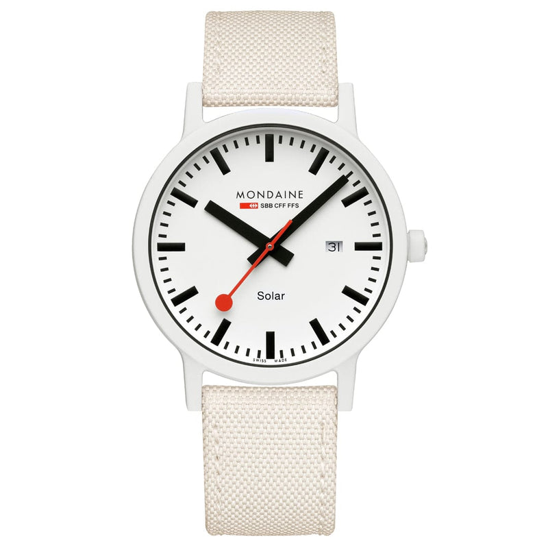 Mondaine sustainable Swiss railway watch