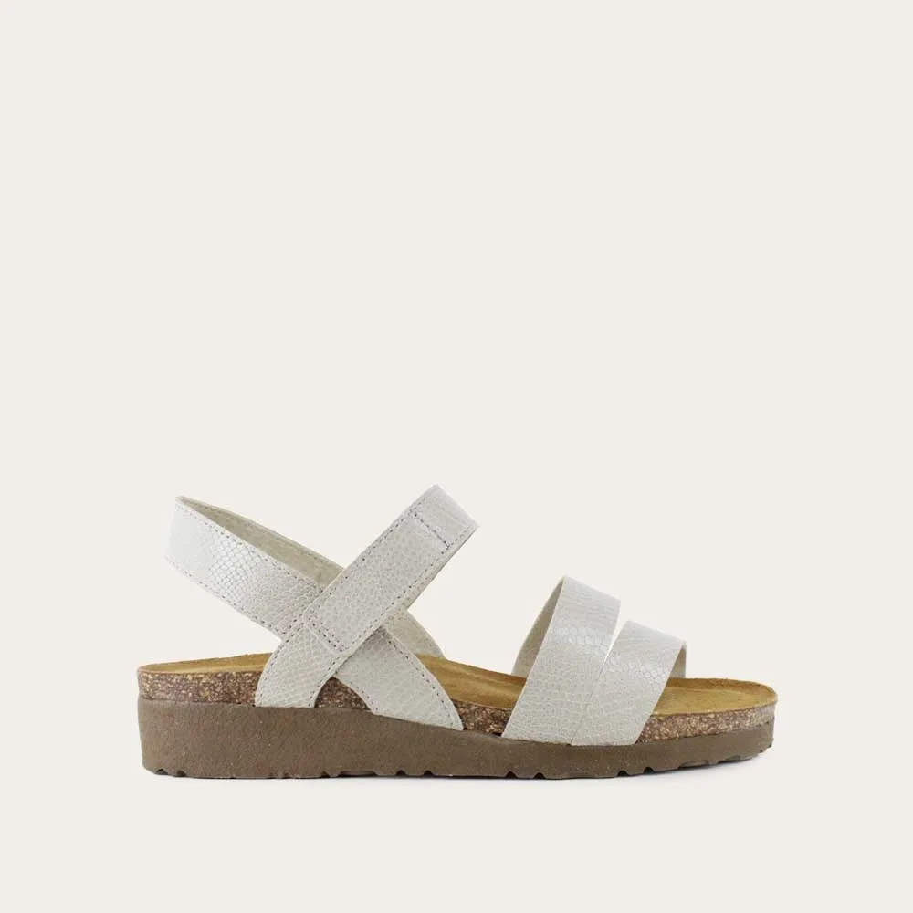 Naot Kayla sandal with cork and latex footbed