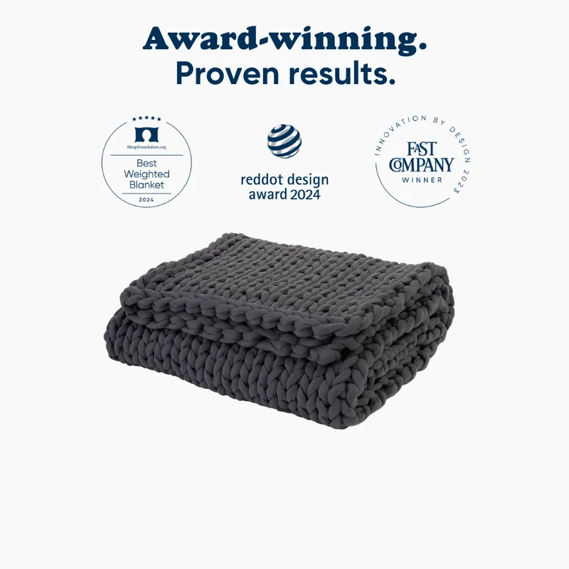 Bearaby Cotton Napper organic weighted blanket