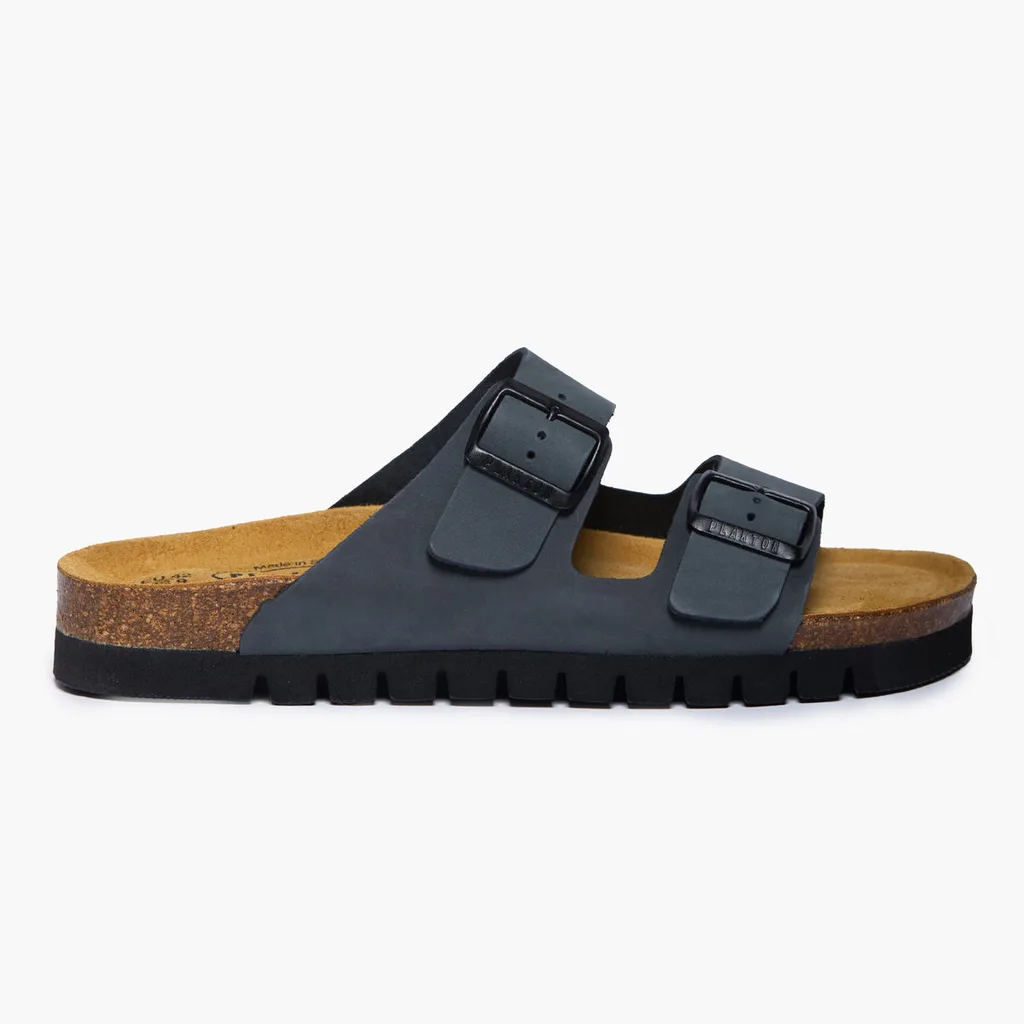 Plakton Barna two-strap cork sandal, a Birkenstock Arizona alternative